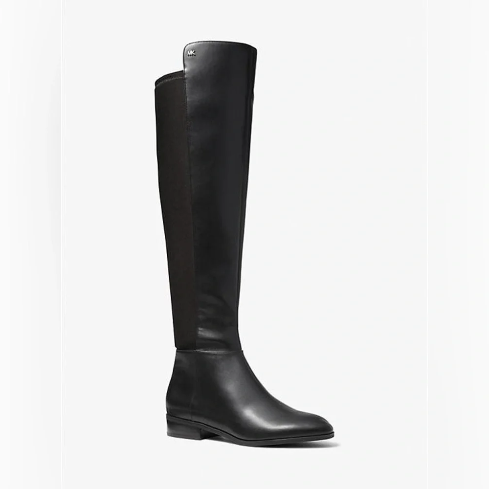 NEW! MICHAEL MICHAEL KORS Black Bromley Over-the-Knee Boot Size 8